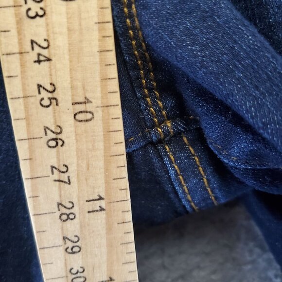 Jessica Simpson Jeans Womens 14 Blue Poppy Mid-Rise Skinny Stretch Denim - Picture 8 of 15